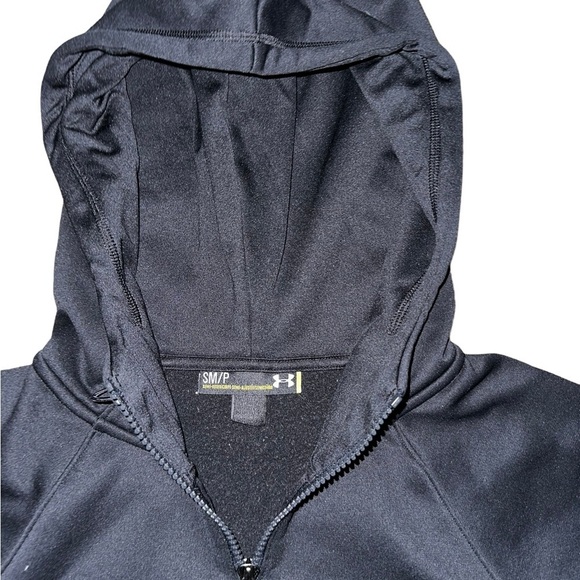 Women’s Under Armour Zip Up Jacket Black Size Small - Picture 8 of 8